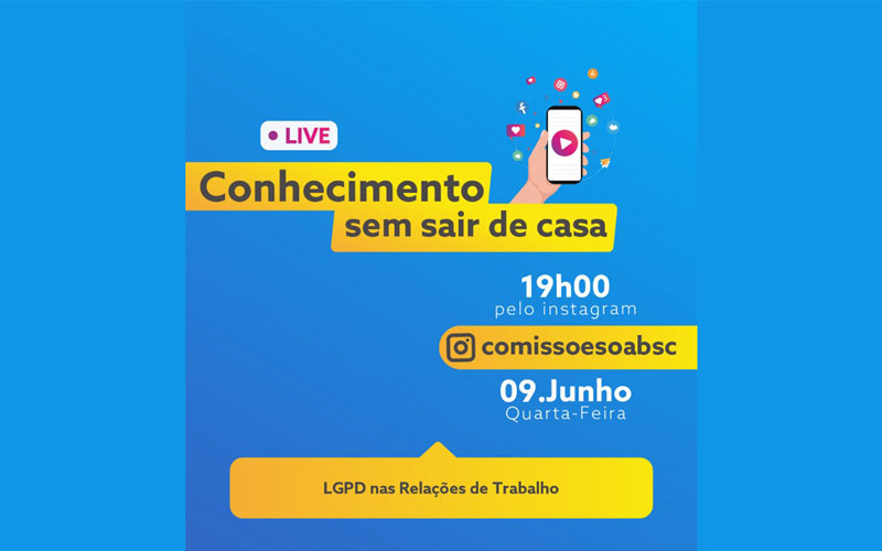 Live “Conhecimento Sem Sair de Casa”